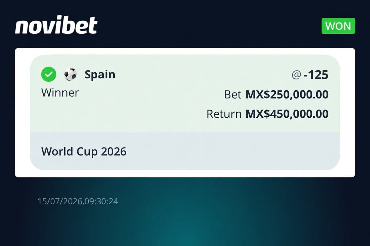 Ticket: España campeón del Mundial